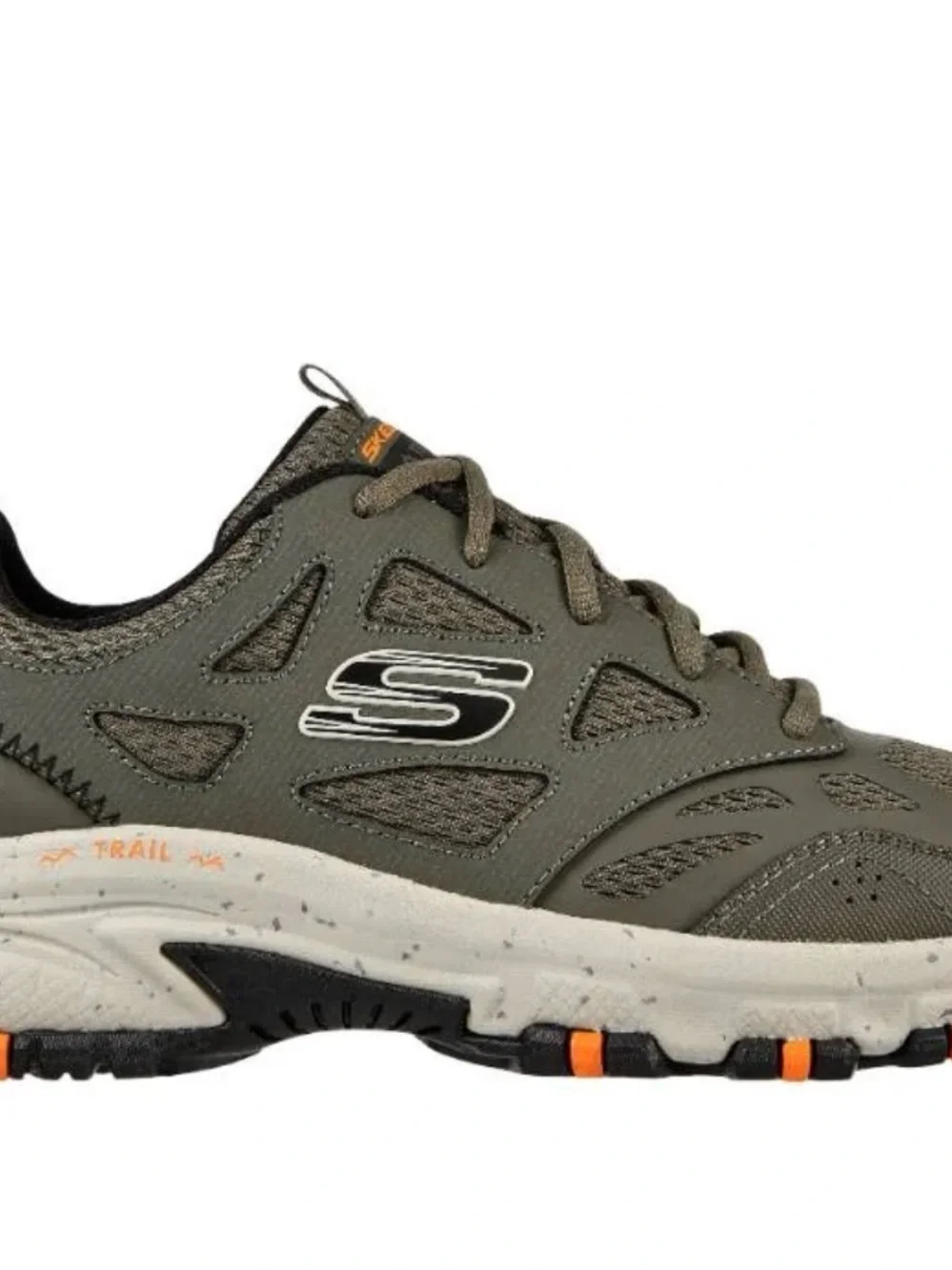 New Sketchers Trail Memory Foam Hillcrest Mens shoes size 9 Olive green